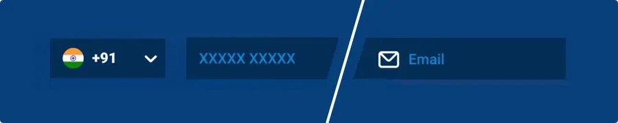 Mostbet Mobile Number or Email