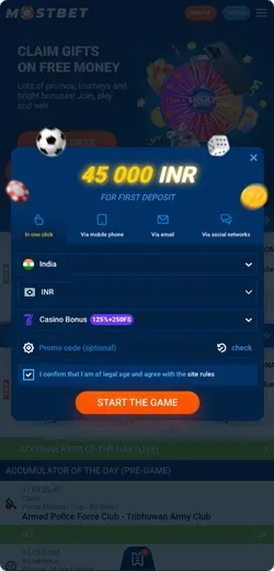 Mostbet App Registration